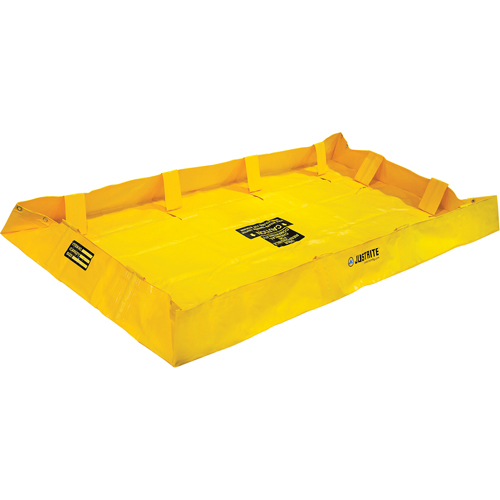 Berme de confinement Lite QuickBerm , Capacit&eacute; 159 gal., 4' la x 8' lo x 8" h, Support &agrave; encliqueter Auto-Cam
