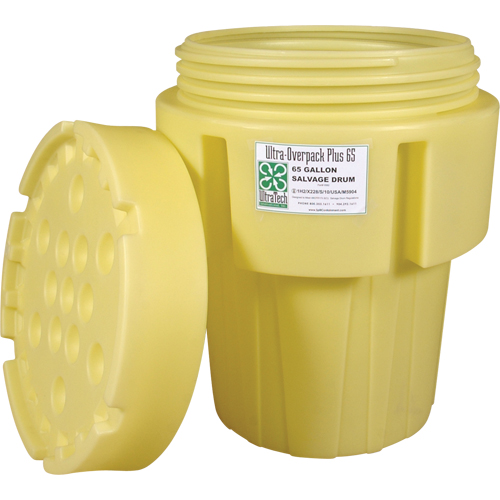 Baril Ultra-Overpacks, 65 gal., Stationnaire Auto-Cam