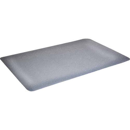 WD Foodmaster Anti-Microbial Mats, Smooth, 3' x 4' x 9/16", Grey, Vinyl Foam Auto-Cam