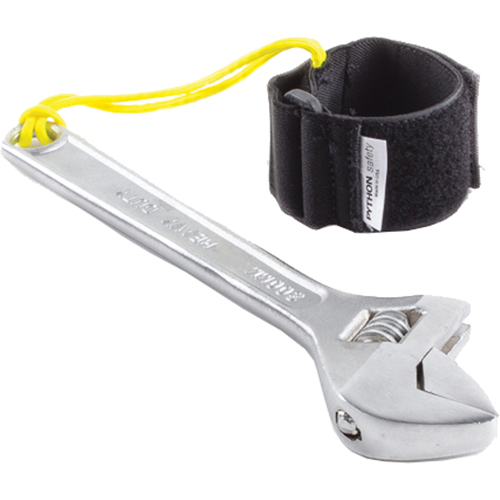 Adjustable Tool Tethering Wristband With Cord Auto-Cam