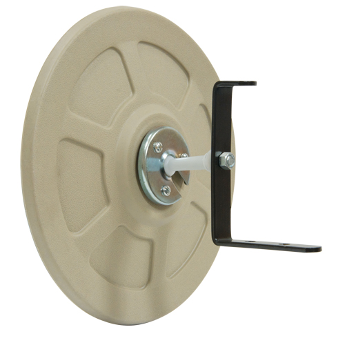 Convex Mirror with Bracket, Indoor/Outdoor, 12" Diameter Auto-Cam