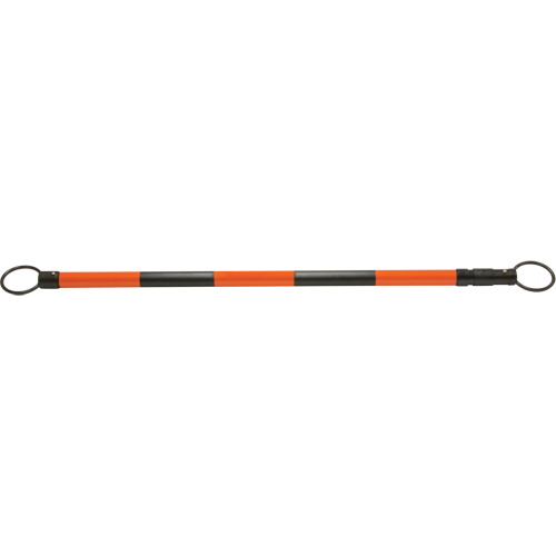Retractable Cone Bar, 7' 5" Extended Length, Black/Orange Auto-Cam