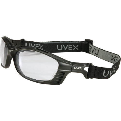 Lunettes de s&eacute;curit&eacute; Uvex Livewire avec lentilles HydroShield, Lentille Transparent, Antibu&eacute;e, ANSI Z87+/R&eacute;pond ou surpasse la norme CSA Z94.3 Auto-Cam