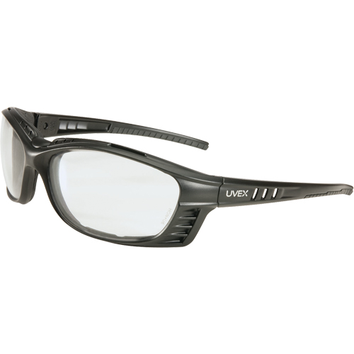 Lunettes de s&eacute;curit&eacute; Uvex Livewire avec lentilles HydroShield, Lentille Transparent, Antibu&eacute;e, ANSI Z87+/R&eacute;pond ou surpasse la norme CSA Z94.3 Auto-Cam