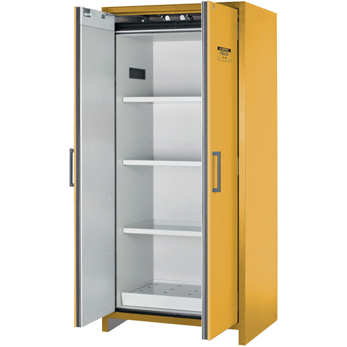 Armoire d'entreposage 90 minutes s&eacute;curitaire et conforme &agrave; la norme EN, 30 gal., 2 Porte(s), 35,16" La x 76,89" h x 24,21" p Auto-Cam