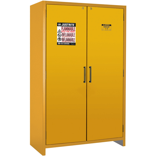 Armoire d'entreposage 90 minutes s&eacute;curitaire et conforme &agrave; la norme EN, 45 gal., 2 Porte(s), 46,97" La x 76,89" h x 24,21" p Auto-Cam