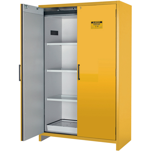 Armoire d'entreposage 90 minutes s&eacute;curitaire et conforme &agrave; la norme EN, 45 gal., 2 Porte(s), 46,97" La x 76,89" h x 24,21" p Auto-Cam