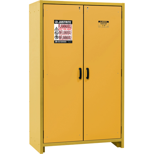 Armoire d'entreposage 30 minutes s&eacute;curitaire et conforme &agrave; la norme EN, 45 gal., 2 Porte(s), 45,83" La x 76,65" h x 24,21" p Auto-Cam
