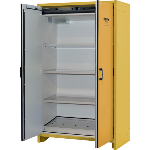 Armoire d'entreposage 30 minutes s&eacute;curitaire et conforme &agrave; la norme EN, 45 gal., 2 Porte(s), 45,83" La x 76,65" h x 24,21" p Auto-Cam