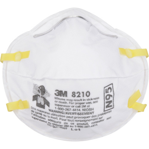 8210 Particulate Respirators, N95, NIOSH Certified Auto-Cam