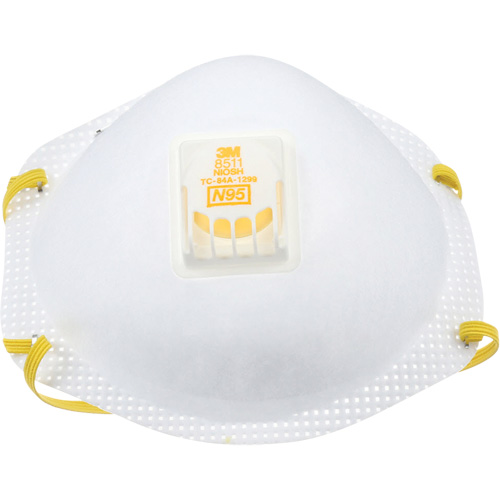 Respirateur contre les particules 8511, N95, Certifi&eacute; NIOSH Auto-Cam