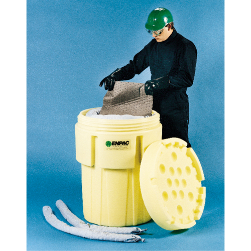 Barils de r&eacute;cup&eacute;ration Poly-Overpack 65, 65 gal. US, Stationnaire Auto-Cam