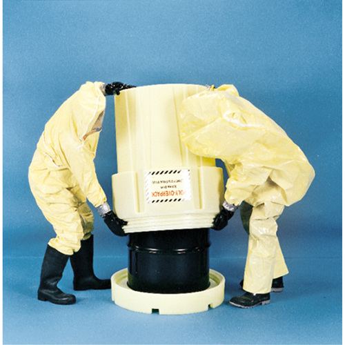 Barils de r&eacute;cup&eacute;ration Poly-Overpack 65, 65 gal. US, Stationnaire Auto-Cam