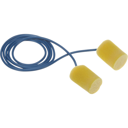 Bouchons d'oreilles classiques E-A-R, Vrac - Sac en poly, Avec cordon Auto-Cam