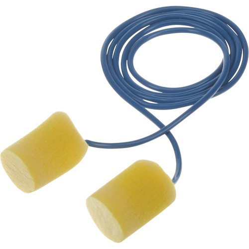 Bouchons d'oreilles classiques E-A-R, Vrac - Sac en poly, Avec cordon Auto-Cam