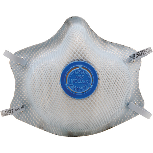 2500 Particulate Respirators, N95, NIOSH Certified, Large/Medium Auto-Cam