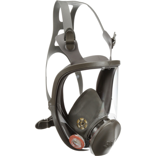 Respirateur r&eacute;utilisable &agrave; masque complet s&eacute;rie 6000, &eacute;lastom&egrave;re/Silicone/Thermoplastique, Moyen Auto-Cam