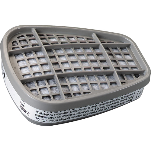 Cartouches pour respirateur s&eacute;rie 6000, Cartouche gaz/vapeur, Gaz acide Auto-Cam