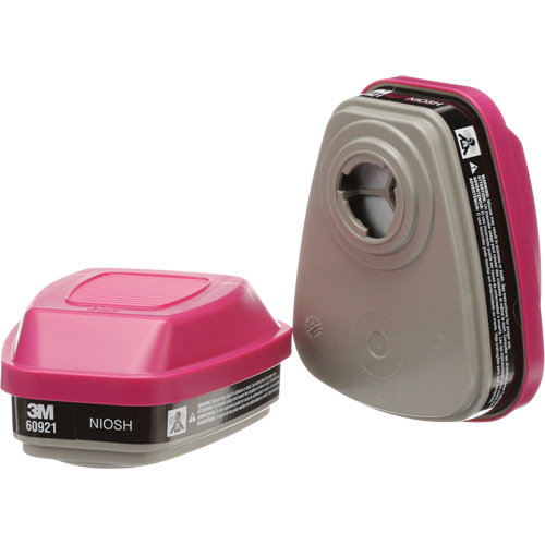 Cartouches pour respirateur s&eacute;rie 6000, Cartouche gaz/vapeur, Vapeurs organiques/P100 Auto-Cam