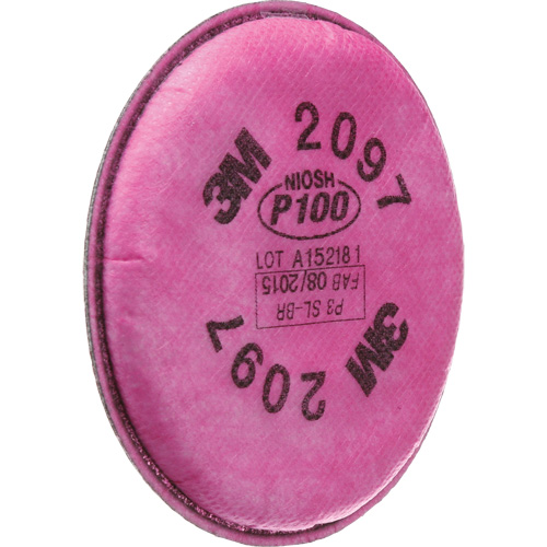 2000 Series Respirator Prefilters, Particulate Filter, Organic Vapour/P100 Auto-Cam