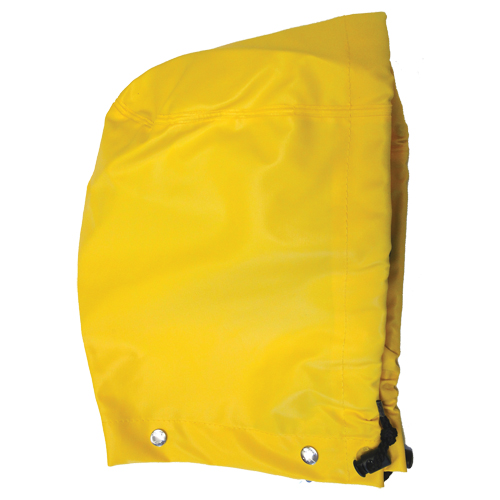 Journeyman&reg; Hood, One Size, Yellow, Polyester/PVC Auto-Cam
