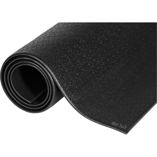 Comfort-King Mats, Smooth, 2' x 3' x 3/8", Black, Sponge Auto-Cam