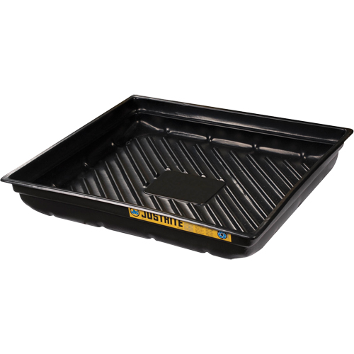 EcoPolyBlend Spill Tray, 37.75" L x 34" W x 5.5" H, 23 US gal. Spill Capacity Auto-Cam