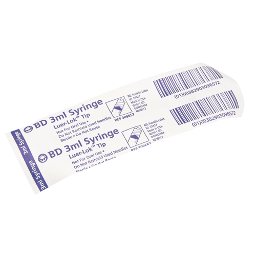 Syringe without Needle, 3 cc Auto-Cam