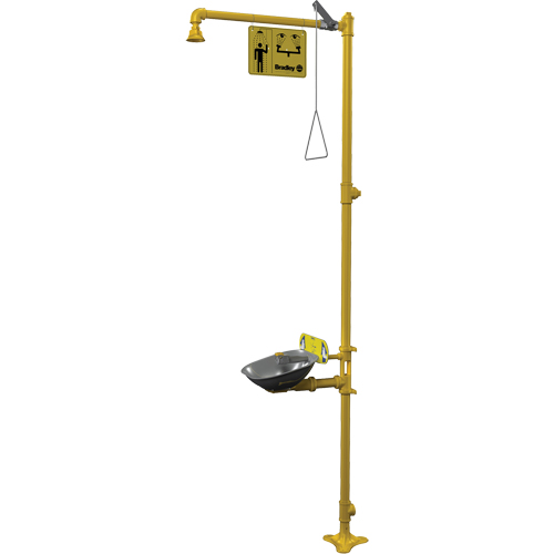 Combinaison de douche d'urgence & douche oculaire Halo Auto-Cam