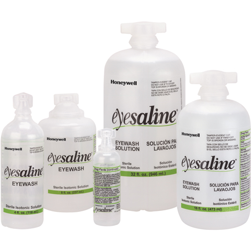 Bouteilles de solution saline pour douche oculaire, Bouteille Plein, 32 oz Auto-Cam