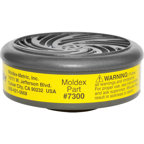 Filtres pour respirateur s&eacute;rie 7000/9000, Cartouche gaz/vapeur, Vapeurs organiques/Gaz acides Auto-Cam