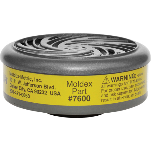 Filtres pour respirateur s&eacute;rie 7000/9000, Cartouche gaz/vapeur, Gaz multiples/Vapeur organique Auto-Cam