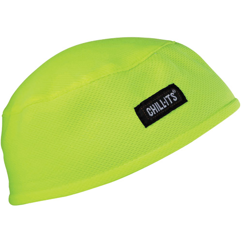 Chill-Its&reg; 6630 Cooling Skull Caps, Hi-Vis Lime Auto-Cam