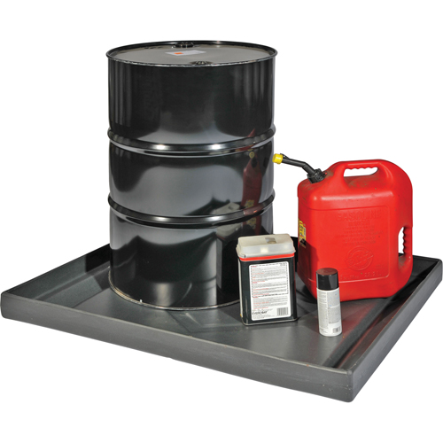 Econo Spill Shells, 45" L x 35" W x 5" H, 21.5 US gal. Spill Capacity Auto-Cam