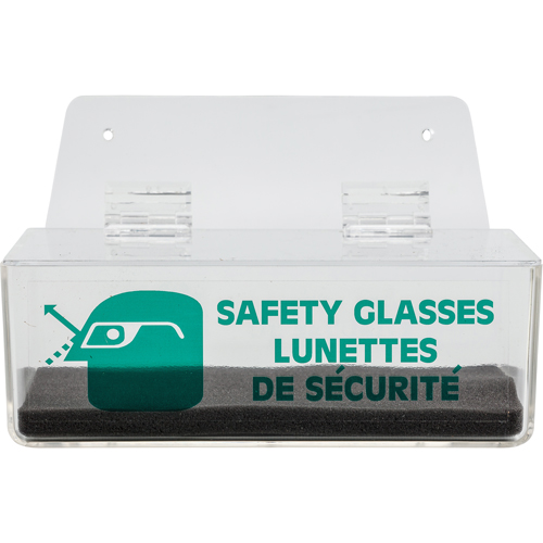Distributeur de lunettes de s&eacute;curit&eacute; avec couvercle Auto-Cam
