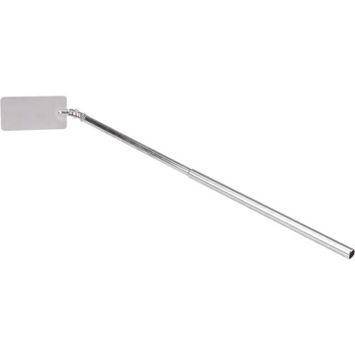 Inspection Mirror, Rectangular, 3-3/4" L x 2" W, Telescopic Auto-Cam