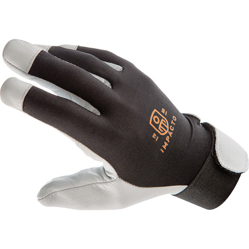 Gants antivibrations Air Glove, Taille Moyen, Paume Cuir perl&eacute; Auto-Cam