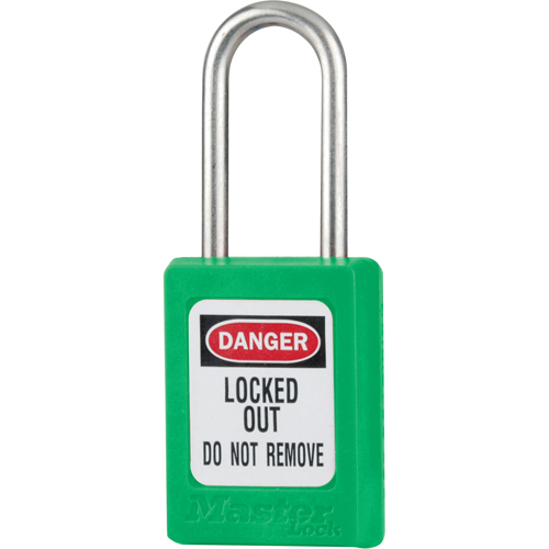 Cadenas de s&eacute;curit&eacute; S31 Zenex, Vert, Cl&eacute;s diff&eacute;rentes, Thermoplastique, Largeur de 1-3/8" Auto-Cam