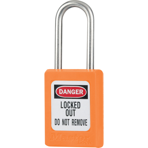 Cadenas de s&eacute;curit&eacute; S31 Zenex, Orange, Cl&eacute;s diff&eacute;rentes, Thermoplastique, Largeur de 1-3/8" Auto-Cam