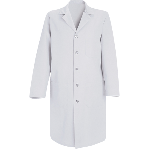Lab Coats, Poly-Cotton, 32, White Auto-Cam