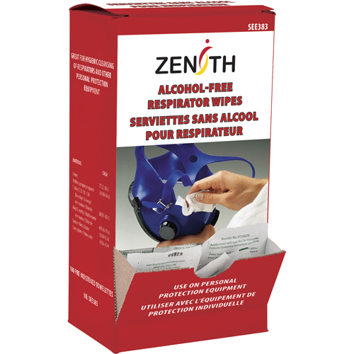 Lingettes nettoyantes pour respirateurs et EPI, Lingettes Auto-Cam