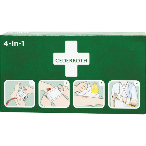 Coagulant 4-dans-1 cederroth, 9" lo x 5-1/2" la Auto-Cam