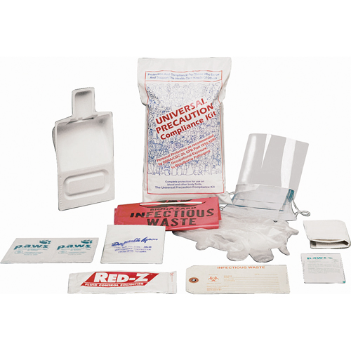 Fluid Spill Clean-Up Kit, Hazmat, Bag, None Absorbancy Auto-Cam