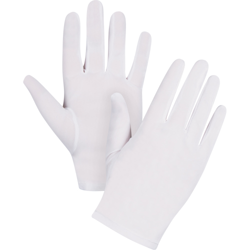 Low-Lint Inspection Gloves, Nylon, Hemmed Cuff, Ladies Auto-Cam