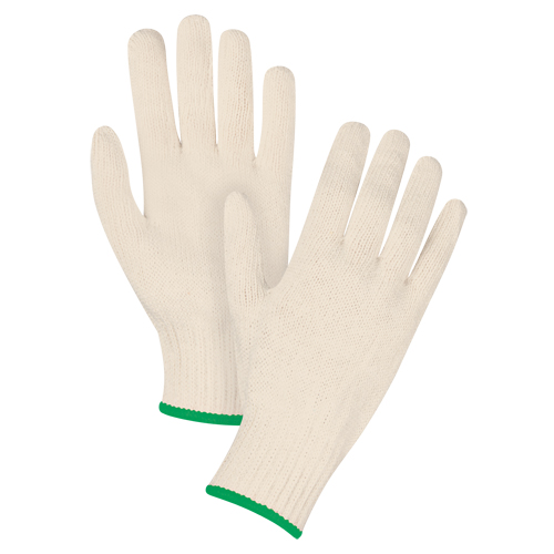 Heavyweight String Knit Gloves, Poly/Cotton, 7 Gauge, Medium Auto-Cam