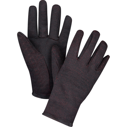 Gants de jersey, Grand, Brun, Molleton rouge, &agrave; enfiler Auto-Cam