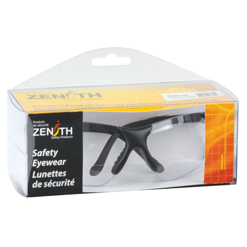 Z1800 Series Reader Safety Glasses, Anti-Scratch, Clear, 1.5 Diopter Auto-Cam