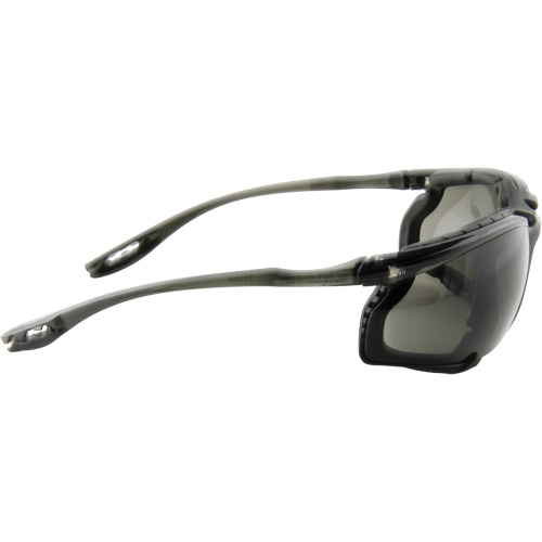 Virtua Safety Glasses with Foam Gasket, Grey/Smoke Lens, Anti-Fog, ANSI Z87+/Meets/Exceeds CSA Z94.3 Auto-Cam
