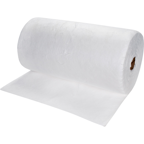 Premium Meltblown Sorbent Rolls, Heavyweight, 150' L x 30" W, 50 gal. Absorbancy Auto-Cam