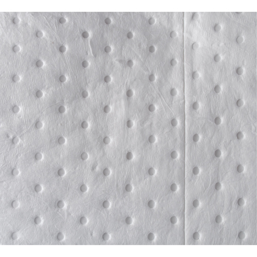 Premium Bonded Sorbent Pads, Oil Only, 15" x 17", 8 gal. Absorbancy Auto-Cam